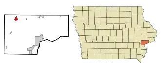 Localisation de West Liberty