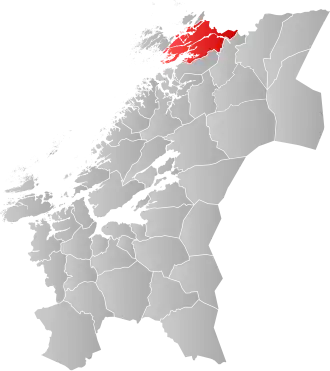Localisation de Nærøy