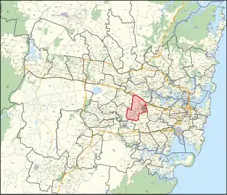 Carte de la circonscription.