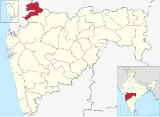 Localisation de District de Nandurbar