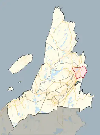 Carte de la circonscription