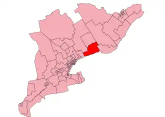 Carte de la circonscription