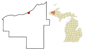 Localisation de Ontonagon