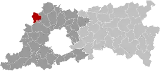 Localisation de Opwijk