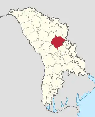 Localisation de Orhei