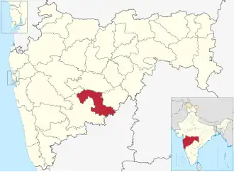 Localisation de District de Dharashiv