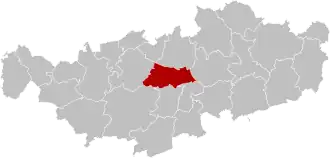 Localisation de Ottignies-Louvain-la-Neuve