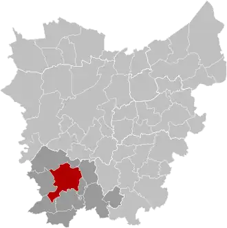 Localisation de Audenarde