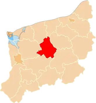 Localisation de Powiat de Łobez