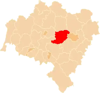 Localisation de Powiat de Środa Śląska