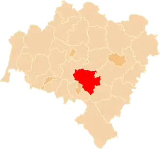 Localisation de Powiat de Świdnica