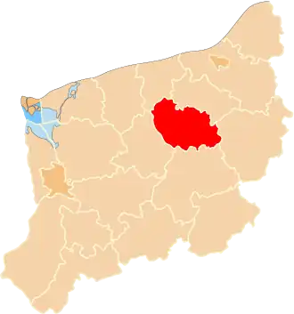 Localisation de Powiat de Świdwin