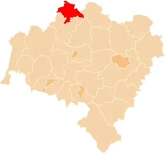Localisation de Powiat de Głogów