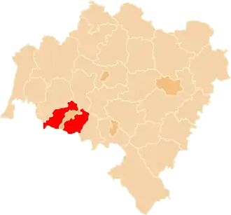 Localisation de Powiat de Jelenia Góra