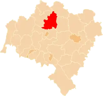 Localisation de Powiat de Lubin