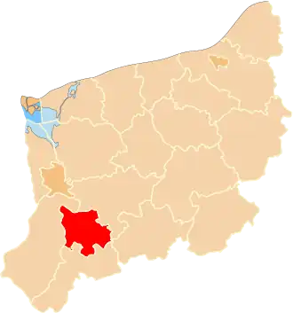 Localisation de Powiat de Pyrzyce