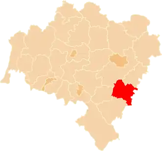 Localisation de Powiat de Strzelin