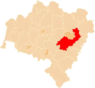 Localisation de Powiat de Wrocław