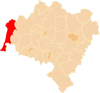 Localisation de Powiat de Zgorzelec