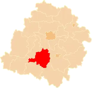 Localisation de Powiat de Bełchatów