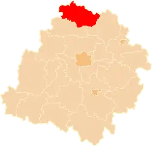 Localisation de Powiat de Kutno