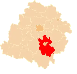 Localisation de Powiat de Piotrków