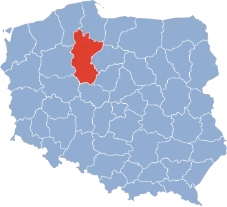 Localisation de Voïvodie de Bydgoszcz