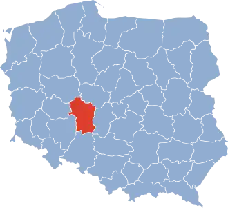 Localisation de Voïvodie de Kalisz