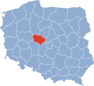 Localisation de Voïvodie de Konin