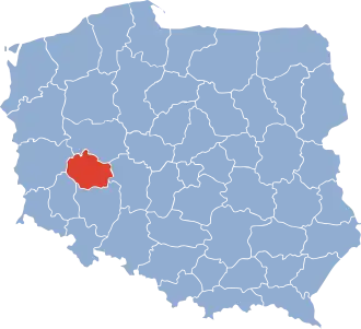 Localisation de Voïvodie de Leszno