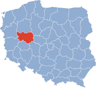 Localisation de Voïvodie de Poznań