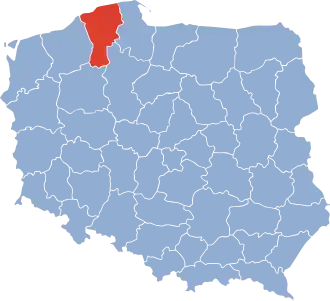 Localisation de Voïvodie de Słupsk