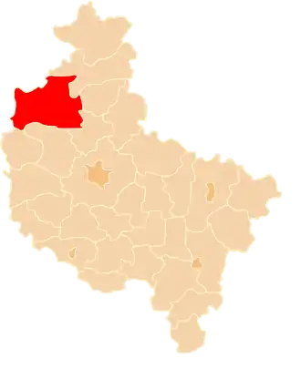 Localisation de Powiat de Czarnków-Trzcianka