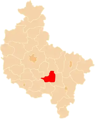 Localisation de Powiat de Jarocin