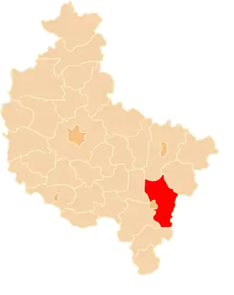 Localisation de Powiat de Kalisz