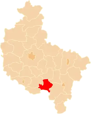 Localisation de Powiat de Krotoszyn