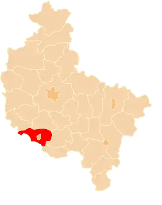 Localisation de Powiat de Leszno