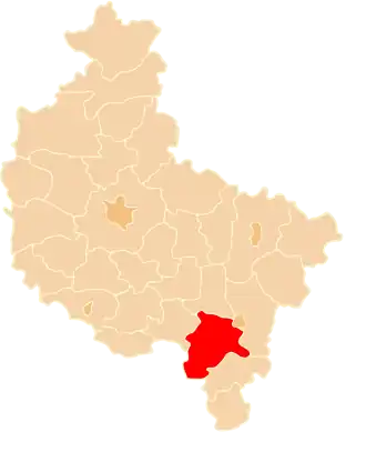 Localisation de Powiat d'Ostrów Wielkopolski