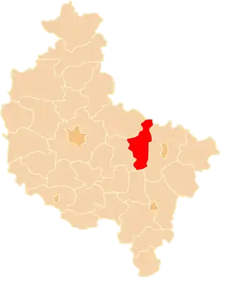 Localisation de Powiat de Słupca