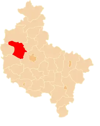 Localisation de Powiat de Szamotuły