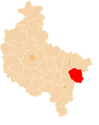 Localisation de Powiat de Turek