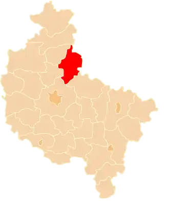 Localisation de Powiat de Wągrowiec