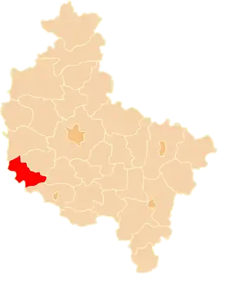Localisation de Powiat de Wolsztyn