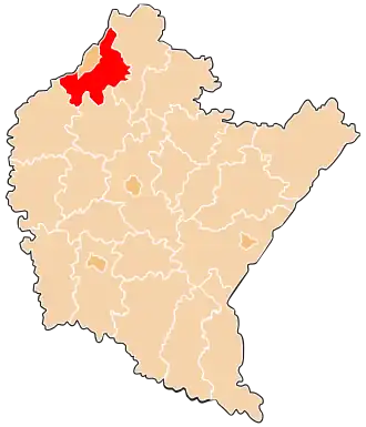 Localisation de Powiat de Tarnobrzeg