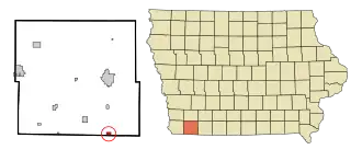 Localisation de Braddyville