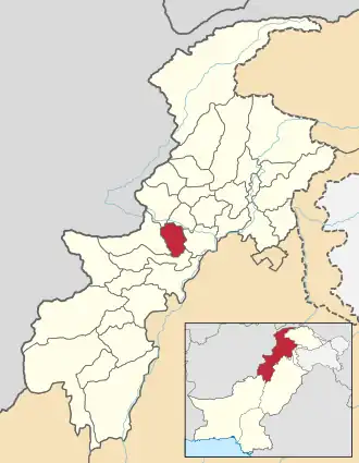 District de Peshawar
