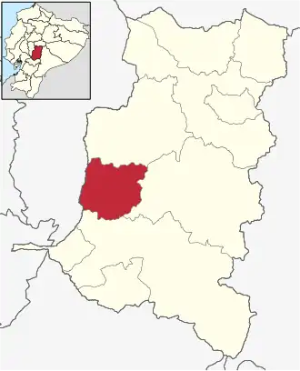 Localisation de Canton de Pallatanga