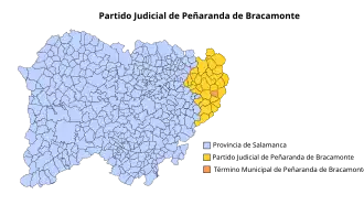 District judiciaire de Peñaranda de Bracamonte
