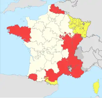 Localisation de Pays d'imposition
