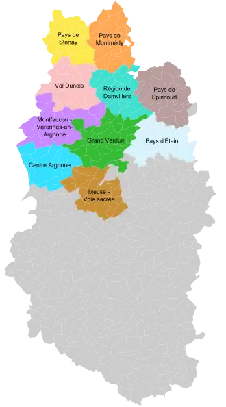 Localisation de Pays de Verdun